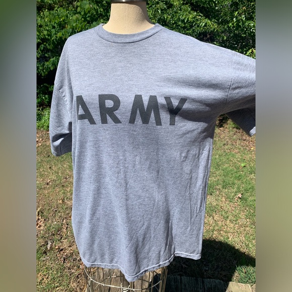 Vintage Short Sleeve Army Shirt with Reflective Decals - Picture 3 of 11